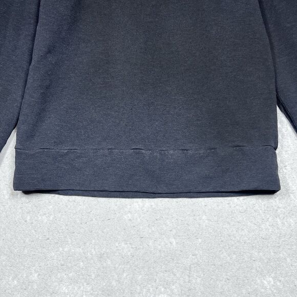 Lululemon Crewneck Sweatshirt Mens Size Medium Gray Charcoal Black Pullover - Picture 3 of 9